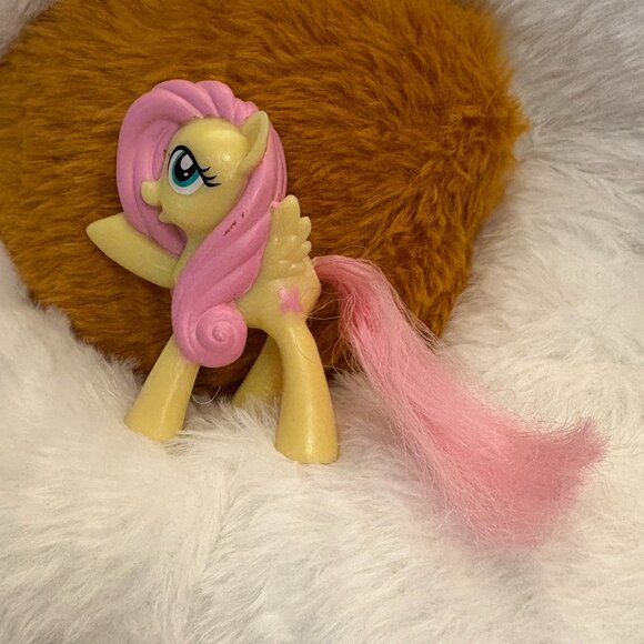 My Little Pony (MLP) 2011 Fluttershy G4 McDonald's Yellow (SKU: 305TO) - Picture 1 of 7